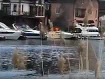 В Калининграде доброволец получил ожоги при тушении катера 