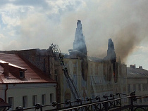 Жителей Советска эвакуировали из-за пожара