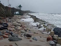 Шторм в Калининградской области планирует уничтожить Куршскую косу