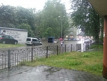 Потоп в Калининграде: какие улицы уже залило (фото+видео)