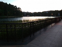 В Светлогорске готовят свето-музыкальный фонтан (видео)