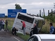 Очевидцы рассказали о состоянии пассажиров попавшего в ДТП автобуса