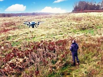 Над Калининградской областью кружит БПЛА для контроля за землёй