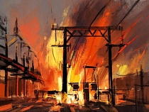 В Калининградской области ефрейтор-диверсант подожгла подстанцию