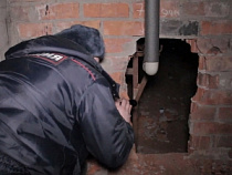 В Калининграде домушники проломили стену кувалдой