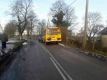 В Калининградской области произошло ДТП со школьным автобусом