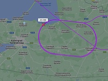 Самолёты всё ещё кружат над Калининградской областью в ожидании посадки