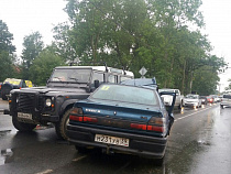 ДТП на Советском проспекте Калининграда: пробка от Холмогоровки на въезд