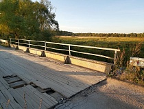 К северо-востоку от Черняховска на два месяца закроют мост