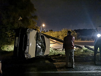 В Калининграде перевернулась маршрутка со зрителями чемпионата фейерверков