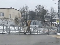 На Нарвской в Калининграде открыли пешеходный переход через пути