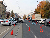 УМВД: погибшему на Советском проспекте мотоциклисту было 29 лет (видео)