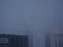 Зима близко: внезапный туман над Калининградом (фото)