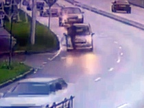 В Калининграде пешеход не смог обогнать автомобиль