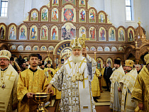В Калининграде Патриарх Московский и всея Руси Кирилл освятил храм св. Александра Невского