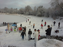 На озере Шенфлиз собрались «моржи»