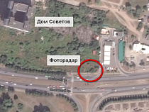 ПДД: у Дома Советов на Московском проспекте появился фоторадар