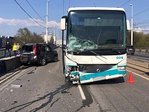 ДТП с двумя автобусами в центре Калининграда замутил 69-летний водитель