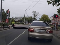 В Калининграде дважды перекроют движение по переезду на ул. Дзержинского  