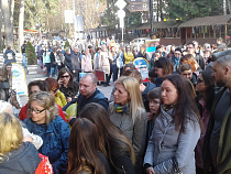 На станции в Светлогорске спровоцировали феноменальную очередь (фото)