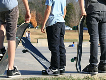В Пионерском демонтируют небезопасный скейт-парк