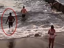 Погибший спасая других в Зеленоградске студент из Нигерии попал на видео