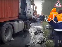 Жуткое ДТП с «Фольксвагеном» к востоку за Талпаками (видео)