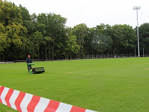 В Калининграде полностью уложили газон на стадионах «Мирный» и «Локомотив»