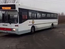 Автобус №9 сбил пешехода на выезде из Калининграда (видео)