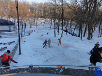 Калининградцам вернули горку в Центральном парке