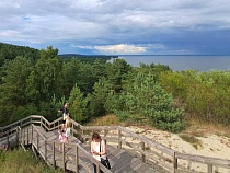 Туристы на Куршской косе разрушают защитные дюны