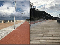 Глава Светлогорска показал новый променад 