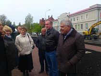 Реконструкция проспекта Ленина в Балтийске завершится с опозданием на 1 год